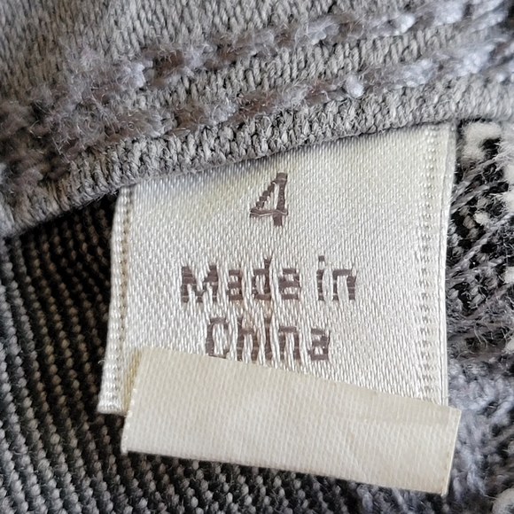 🌟 LC Lauren Conrad Gray Skinny Jeans 👖 Denim Women's Size 4 Stretchy - Picture 7 of 11